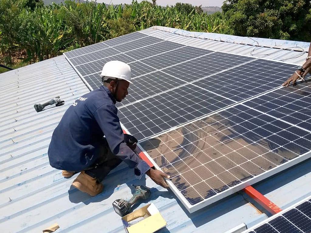 Cyirabo Primary School solar installation — illustrating Solar install